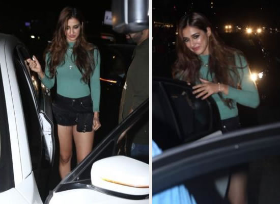 Disha Patani gets clicked after dining out with friends!