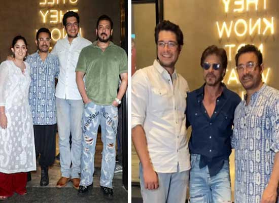 Loveyapa Screening: SRK, Salman Khan Show Support for Junaid and Khushi!