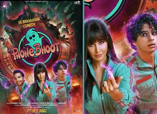 Katrina, Siddhant and Ishaan's quirky avatars in Phone Bhoot's official poster!