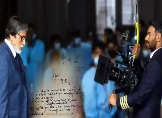 Amitabh Bachchan's appreciation letter for Runway 34's costar Ajay Devgn!