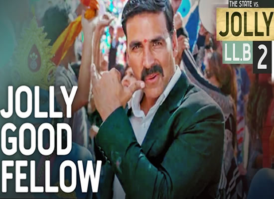 Jolly Good Fellow Song of film Jolly LLB 2  at No. 1 from 10th Feb to 16th Feb!